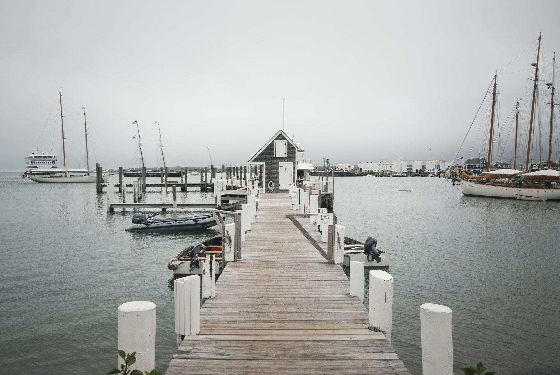 Vineyard Haven harbor on Martha's Vineyard